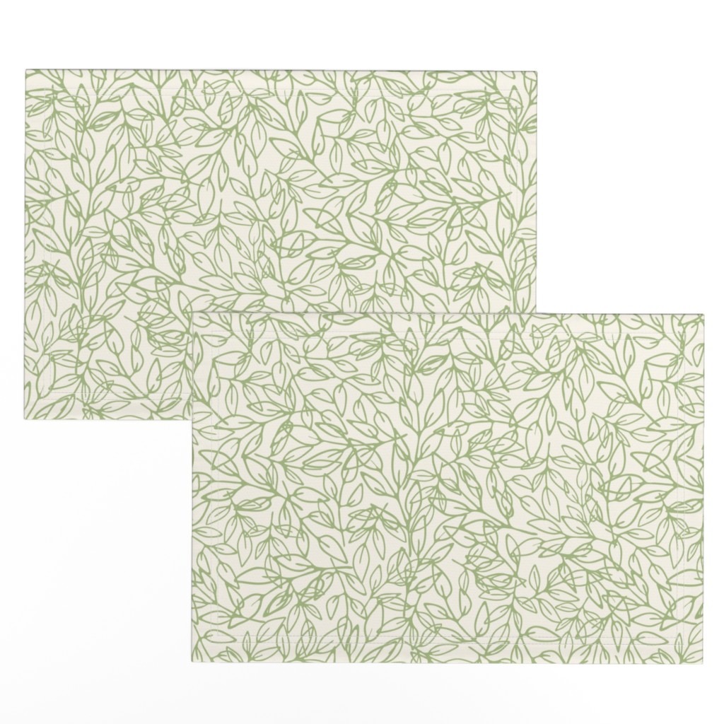 Decorative layered line pattern design of a twig from the Bloom And Grow collection by Kathrin Woo