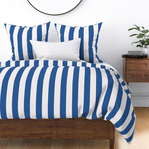 Summer Design Vertical Stripes by Kathrin Woo on Spoonflower Bedding